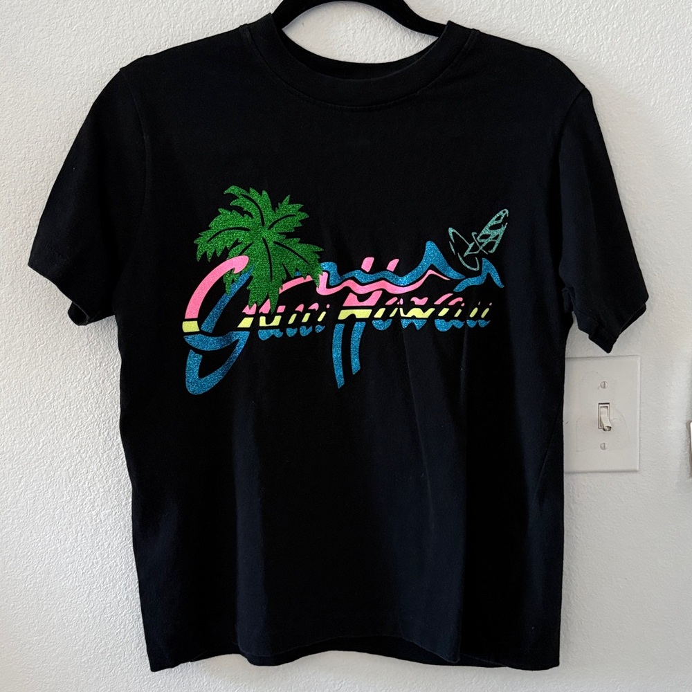 Gucci Hawaii Black T-Shirt